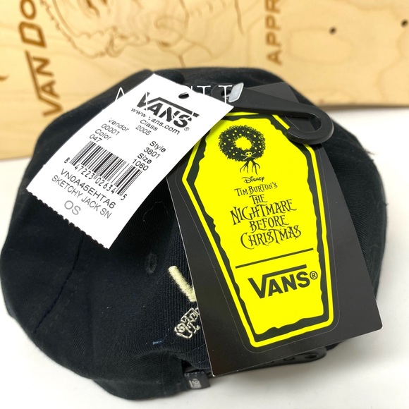VANS Nightmare before Christmas Cap Sketchy Jack VN0A45EHTA6 - Picture 5 of 9